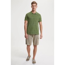 Lee Cooper Man 1 Erkek %100 Pamuk Şort Bej