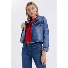 Lee Cooper Fredya Kadın Jean Ceket