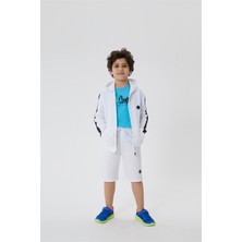 Lee Cooper Leo Erkek Çocuk Kapüşonlu Fermuarlı Sweatshirt