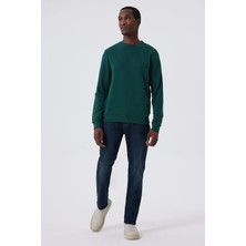 Lee Cooper Dorre Erkek Sweatshırt Zümrüt Yeşili