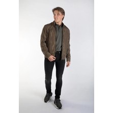 Lee Cooper Fablos Erkek Dokuma Mont Açık Haki