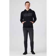 Lee Cooper Tess Erkek Kapüşonlu Sweatshırt Siyah