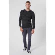 Lee Cooper Jagger Erkek Slım Straıght Dar Kesim Normal Bel Düz Paça Jean Pantolon Gri