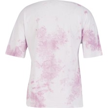 Lee Cooper Becky Kadın %100 Pamuk Bisiklet Yaka T-Shirt Lilla