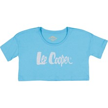 Lee Cooper Baskılı Turkuaz Kız Çocuk T-Shirt 222 Lcg 242006 Tally Turkuaz