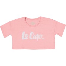 Lee Cooper Baskılı Koyu Somon Kız Çocuk T-Shirt 222 Lcg 242006 Tally K.somon