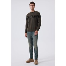 Lee Cooper Seth Erkek Selanik Sweatshırt Haki