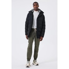 Lee Cooper Piers Erkek Şişme Mont Siyah