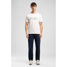Lee Cooper Rico Yüksek Bel Normal Kesim Düz Paça Mavi Erkek Jean Pantolon