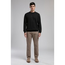 Lee Cooper Dorres Erkek O Yaka Sweatshirt Siyah