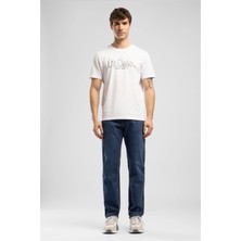 Lee Cooper Rico Yüksek Bel Normal Kesim Düz Paça Mavi Erkek Jean Pantolon