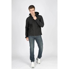 Lee Cooper New Neron Erkek Kapüşonlu Mont Siyah