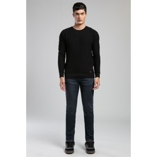 Lee Cooper Yuvarlak Yaka Regular Fit Siyah Erkek Kazak 261 Lcm 241018 Duane Siyah