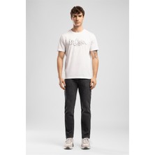Lee Cooper Marco Normal Bel Dar Kesim Düz Paça Gri Erkek Jean Pantolon