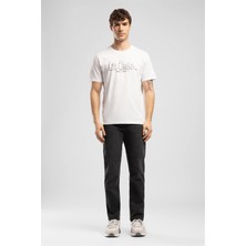 Lee Cooper Rico Yüksek Bel Normal Kesim Düz Paça Gri Erkek Jean Pantolon