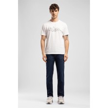 Lee Cooper Marco Normal Bel Dar Kesim Düz Paça Mavi Erkek Jean Pantolon