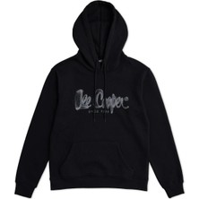 Lee Cooper Gregory Erkek Kapüşonlu Sweatshirt Siyah
