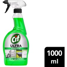 Cif Ultra Anında Etki Kir ve Yağ Çözücü 1000 ml