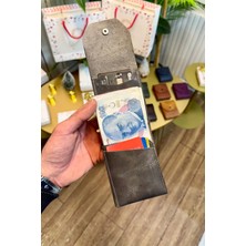 Cüzcan Signum Hakiki Deri Minimalist Katlamalı Cüzdan - Para Portföyü