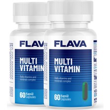 FLAVA MULTİVİTAMİN - 60 Kapsül x 2 Adet