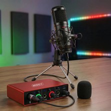 Lastvoice BM800 Mikrofon + Midex GLX-500 PRO Ses Kartı