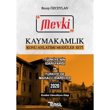 Temsil Kitap Mevki Türkiyenin İdari Yapısı ve Türkiyede Mahalli İdareler - Recep Özceylan 2020 Yılı Temsil Yayınları