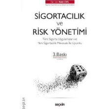 Mahir Çipil'in Sigortacılık ve Risk Yönetimi 2019 Yılı Seçkin Yayınları Normal Boy Türkçe Kitap
