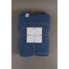 Trenza Indigo Çift Kişilik Battaniye 15040