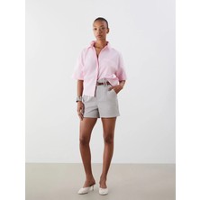 Lc Waikiki Yeni Sezon Beli Kemerli Kadın Jean Şort