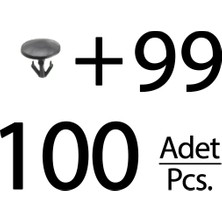 İnnovareauto Mazda Için Fitil Klips- 100 Adet