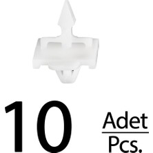 İnnovareauto Mercedes 190 190D 190E 200 200D W124 W123 W201 Için Ön Çamurluk Alt Panel Çıta Klips - 10 Adet