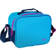 Yaygan İbag Turkuaz Tek Bölme Beslenme Çantası Ayarlanabilir Omuz Askısı ile 24x20x10 cm