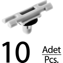 İnnovareauto Bmw 3 F30 E90 E91 Için Nikelaj Cam Klips - 10 Adet