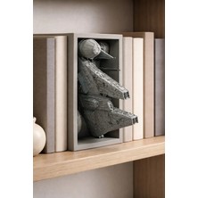 Book Nook Star Wars Temalı 3 Boyutlu Mükemmel Ayrıntılara Sahip Kitap Tutucu Kitaplık Dekoru
