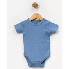 Angeltouch Pamuklu Kız Erkek Bebek Body Atlet Kısa Kol Penye Renkli