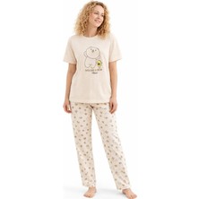 Pemilo Kadın 1905-16 Kısa Kol Oslo Pijama Takımı