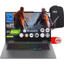 Lenovo Loq 17IRX10 I7-13650HX RTX5060 24GB Ram 4tb SSD 17.3" Fhd IPS 165Hz W11 83JH006ETR Taşınabilir Bilgisayar
