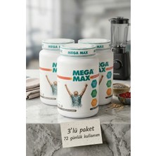 Megamax Kilo Almaya Yardımcı Toz Besin Desteği 240 gr (3 Adet)