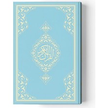 2 Renkli Orta Boy Kur'an-I Kerim (Miklepsiz) Mavi