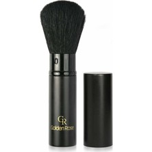 Golden Rose Retractable Pudra Fırçası Doğal Kıl ile Pratik Kullanım İçin Tasarlandı