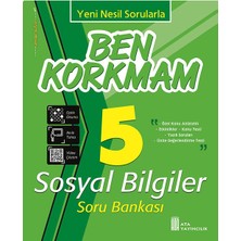 Ata Yayıncılık 5. Sınıf Ben Korkmam Sosyal Bilgiler Soru Bankası