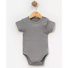 Angeltouch Pamuklu Kız Erkek Bebek Body Atlet Kısa Kol Penye Renkli