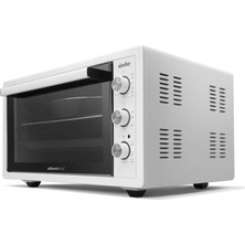 Simfer M4502 45 lt Beyaz Midi Fırın Kompakt Tasarım ve 800W Güç ile Eşit Pişirme Fonksiyonu