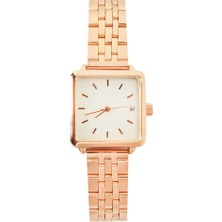 Oqqo Fully Rose Gold Kare Kadın Kol Saati