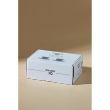 Karaca Yaren 2 Kişilik Desenli Kahve Fincanı Bone Malzemeden 80 ml 4 Parçalı Siyah