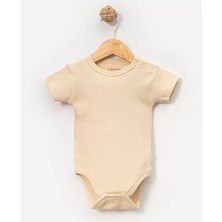 Angeltouch Pamuklu Kız Erkek Bebek Body Atlet Kısa Kol Penye Renkli