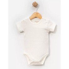 Angeltouch Pamuklu Kız Erkek Bebek Body Atlet Kısa Kol Raporlu Renkli
