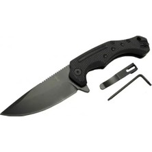 Starseven Zero Error 7-12 Black Çakı 22 cm Manuel, Kemerlikli