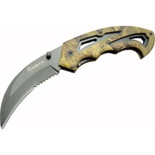 Starseven 2-6 Çakı 19 cm - Plastik Kamuflaj Saplı