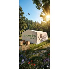 Zey Camping Zeycamping 5m X 4m  Ebantlarında Arıcı Bal Sağım Depo Şantiye Arazi Ormancı Çadırı